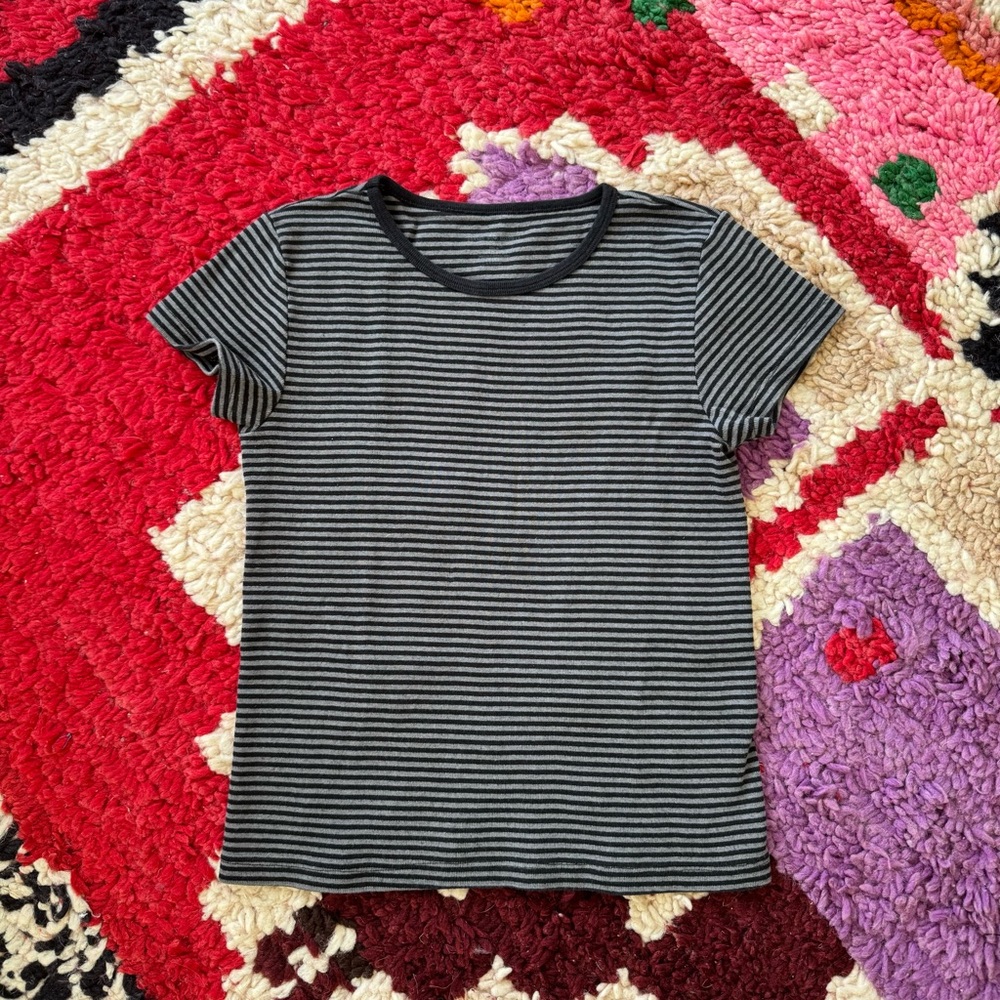 Brandy Melville Striped Hallie T-Shirt